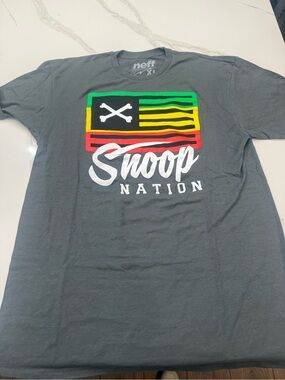 Snoop Dogg’s “Neff” Men's Charcoal Gray Crewneck t-shirt - XL
